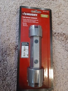 Husky Tub Drain Wrench Double Ended Die Cast Aluminum Model 1003 005 279 - Picture 1 of 2