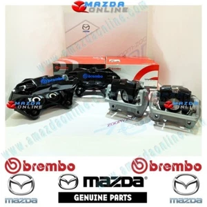 Brembo Front & Rear Brake Calipers Mazda 990S Black fits 2016-2024 Miata MX-5 ND - Picture 1 of 6