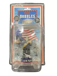Bobble Dreams USA 2002 - Mini Bobble with Clip-ons U.S Air Force - Picture 1 of 2