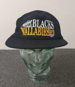 🔶️WALLABIES ALL BLACKS HAT AUSTRALIAN RUGBY UNION ARU KIWI NZRU BLEDISLOE CUP  - Picture 1 of 9