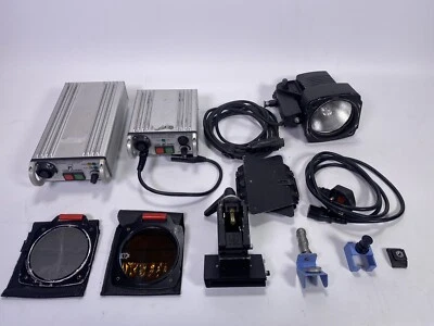 Kobold reporter light DLf 200w HMI with cine power mains and battery ballasts - Image 1 of 4