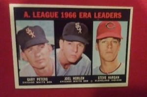 1967 Topps # 233 A League ERA Leaders , Chicago White Sox & Cincinnati Reds - Picture 1 of 2