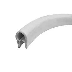 Pinchweld metal caged White PVC 'U' channel 081 - Picture 1 of 3