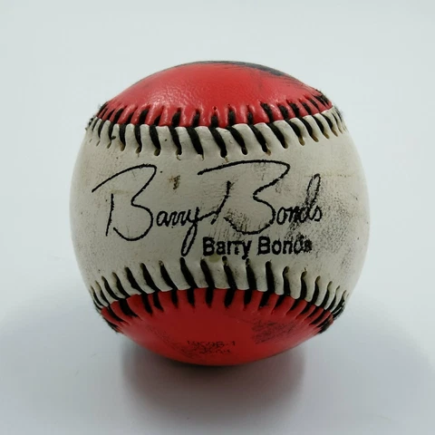 Vintage Barry Bonds Soft-Strike Ball - Franklin Baseball - Red White  19096-1 Cover