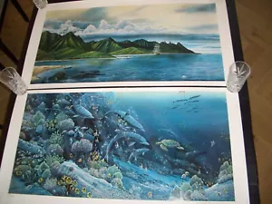 ROBERT LYN NELSON "HANALEI NANI" TWO WORLDS SERIGRAPH S&N #223/425 - Picture 1 of 20