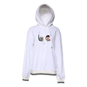 DOLCE & GABBANA Suéter Blanco #DGFamily Sudadera con Capucha IT38/US4/XS Precio de venta sugerido por el fabricante 900usd - Imagen 1 de 10