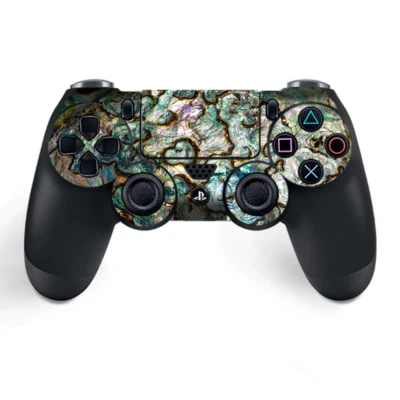 Envoltura de calcomanías Skins para controlador PS4 / PS4 Pro - carcasa de abulón dorada bajo el agua Foto 1 de 3