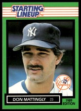 1989  Kenner Starting Lineup Cards #NNO Don Mattingly  New York Yankees