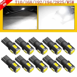 AUXITO T10 6-LED White Car Interior Light Parker Bulb Wedge Globe 6000K White US - Foto 1 di 12