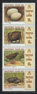 FRANCOBOLLI TRISTAN DA CUNHA BIRD 1981 ISOLA STRISCIA FERROVIARIA MNH - BIRDL994 - Foto 1 di 1
