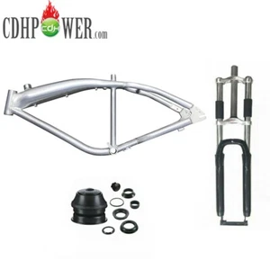 CDHPOWER 26" Brushed Alum Gas Frame 3.4L & Suspension Fork - Gas Motorized Bike - Picture 1 of 20
