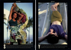 1986 Arthur Elgort Isabelle Townsend 6-seitiges MAGAZIN EDITORIAL Sparkle Plenty - Bild 1 von 3