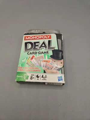 Parker Brothers Hasbro Monopoly Deal Classic Green Package Card Game Complete - Image 1 of 4