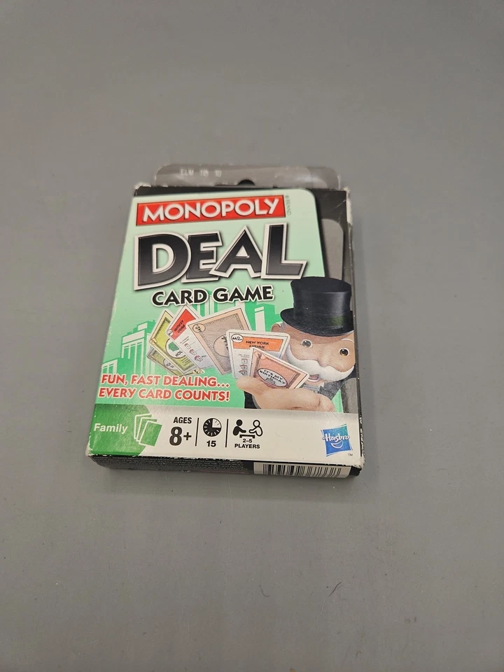 Parker Brothers Hasbro Monopoly Deal Classic Green Package Card Game Complete - Image 1 of 4