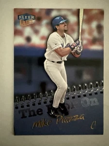 1999 Fleer Ultra Mike Piazza The Book On Insert #15BO! HOF, Dodgers Mets - Bild 1 von 2