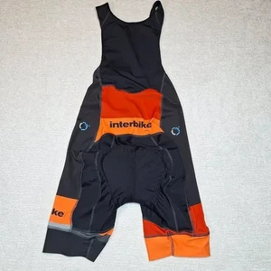 Athlos Men's Cycling Bib Shorts Bike Cycling Padded Stretch Medium - Picture 1 of 14