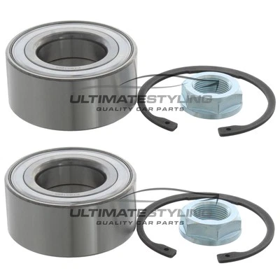 Kits de cojinetes de rueda delantera Peugeot 207 furgoneta 2007-2013 ABS 82mm diámetro exterior par Foto 1 de 4