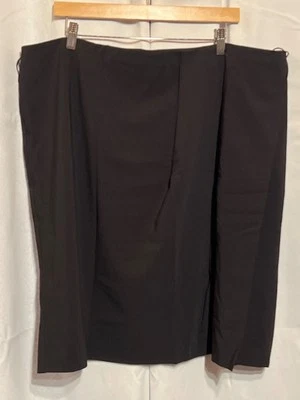 Черная женская юбка Peter Nygard размер 20 с эластичной талией и застежкой-молнией сзади - Изображение 1 из 4