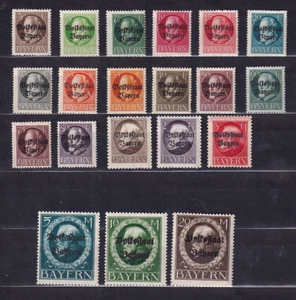 Bayern MNH ** 116-35 II Volksstaat set - Picture 1 of 1