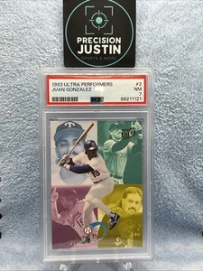 1993 (RANGERS) Ultra Performers #2 Juan González Calificado PSA 7 - Imagen 1 de 4