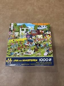 Jan van Haasteren ‘Crowd Pleasers’ 1,000 Piece Puzzle JVH Cartoonist Complete - Picture 1 of 2