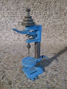 Rare 1970's AHI Toy Replica Drilling Press Machine Meatal Moving Parts Unique VG - Picture 1 of 12