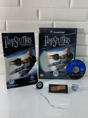 TimeSplitters: Future Perfect - CIB Normal Condition w/ Disc Art Flaw - GameCube - Image 1 of 4