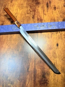 Nomura Shotaro Sakimaru Takohiki Japanisches Küchenmesser Shirogami Palisander 305 mm - Bild 1 von 8