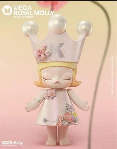 POP MART Mega Colección Mega Royal Molly 400% Terciopelo Flores Selladas - Imagen 1 de 3