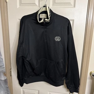 Gucci Black Monogram Pullover Sweater Size Medium - Picture 1 of 12