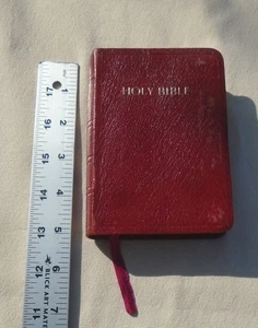 HEILIGE BIBEL KJV NELSON 104BC 1970 ECHTLEDER - Bild 1 von 12