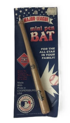 Vintage Baltimore Orioles 8.5" Mini Pen Wood Baseball Bat 1990 NOS MLB NEW - Image 1 of 4