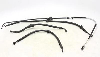 07-09 Yamaha Fz6 Front & Rear Brake Caliper Hoses Lines W/Clutch Cable OEM - Image 1 of 4