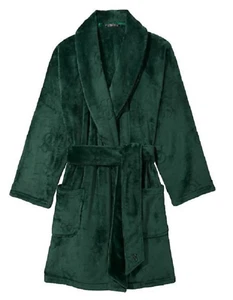 VICTORIA'S SECRET Short Cozy Robe Long Sleeve Soft Green Sleep Warm XS/S - Picture 1 of 1