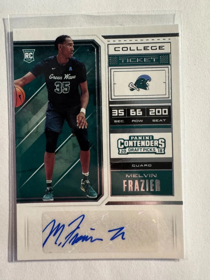 K275,282  -  2018-19 Panini Contenders Draft Picks #88 Melvin Frazier Auto RC - Image 1 of 1