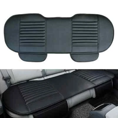 Funda protectora universal para asiento trasero de coche transpirable cojín de asiento de cuero PU Foto 1 de 4