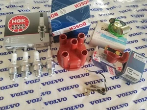 Volvo Penta AQ130 Bosch Points, Condenser, Dist.Cap,Rotor & NGK Spark Plugs - Picture 1 of 3