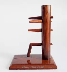 5.6" Kung Fu Bruce Lee Wing Chun Kung Fu Mini Maniquí Pila Decoración Adorno - Imagen 1 de 7