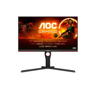 AOC G3 U27G3X 27" 4K Ultra HD IPS LED Resp Time 1ms 160Hz G-Sync Gaming Monitor - Image 1 of 4