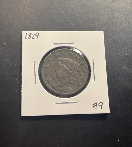 1829 Coronet/Matron Head Large Cent Cover