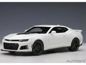 1/18 Chevrolet Camaro ZL1 Summit White Composite Model Car by AUTOart 71206 - Picture 1 of 11