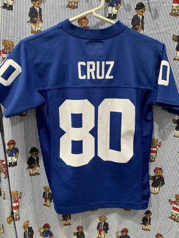 Nike NFL On Field New York Giants Victor Cruz #80 Youth Kids Jersey Size Small Cover