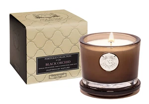 Aquiesse Black Orchid Kerze 5 oz Sojawachskerze 45 Stunden Brenndauer Geschenkbox - Bild 1 von 1