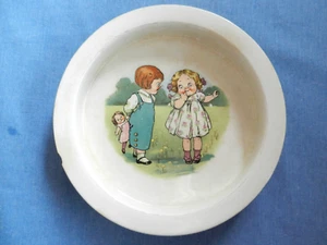 Buffalo Pottery Child's Dish Dolly Dingle Campbell Wiederseim Kids Vintage Soup - Picture 1 of 3