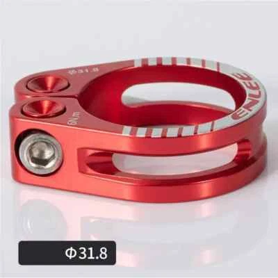 Abrazadera de tija de sillín de bicicleta Tija de sillín de aleación de aluminio MTB BMX CNC 31,8 - 34,9 MM Foto 1 de 4