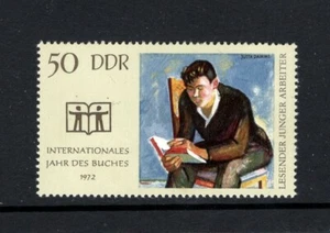 Alemania RDA 1972 JOVEN TRABAJADOR LECTURA POR JUTTA DAMME SC 1393 MNH - Imagen 1 de 1