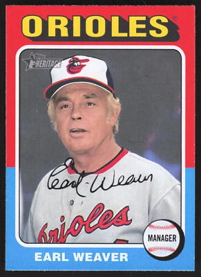 2024 Topps Heritage #153 Earl Weaver - Image 1 of 2