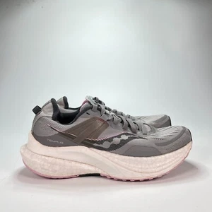 Saucony Tempus Gray Alloy Athletic Comfort Road Running Shoes Women's Size 8 - Picture 1 of 10