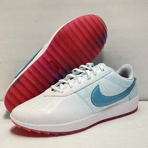 Nike NRG Rare Women’s Cortez Golf Shoes White Aqua CI2283-110 Sz 10.5 Golfing NW - Picture 1 of 12