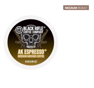 🆕☕ Black Rifle Coffee Company AK Espresso tostado medio Keurig K-cup café - Imagen 1 de 1